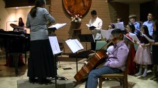 Children's Choir sings The Virgin Mary Had a Baby Boy