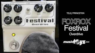 Video thumbnail for FOXROX Festival Overdrive Guitar Pedal by musictoyznetwork