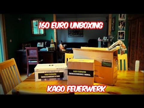 160€ | Kago Feuerwerk Silvester Feuerwerk Unboxing 2022/23 | PyroGMaxX