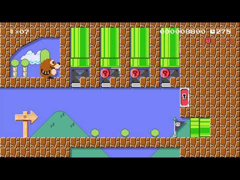Monty's Mine #TeamMole by NewPoint - Super Mario Maker 2 - No Commentary 1bz