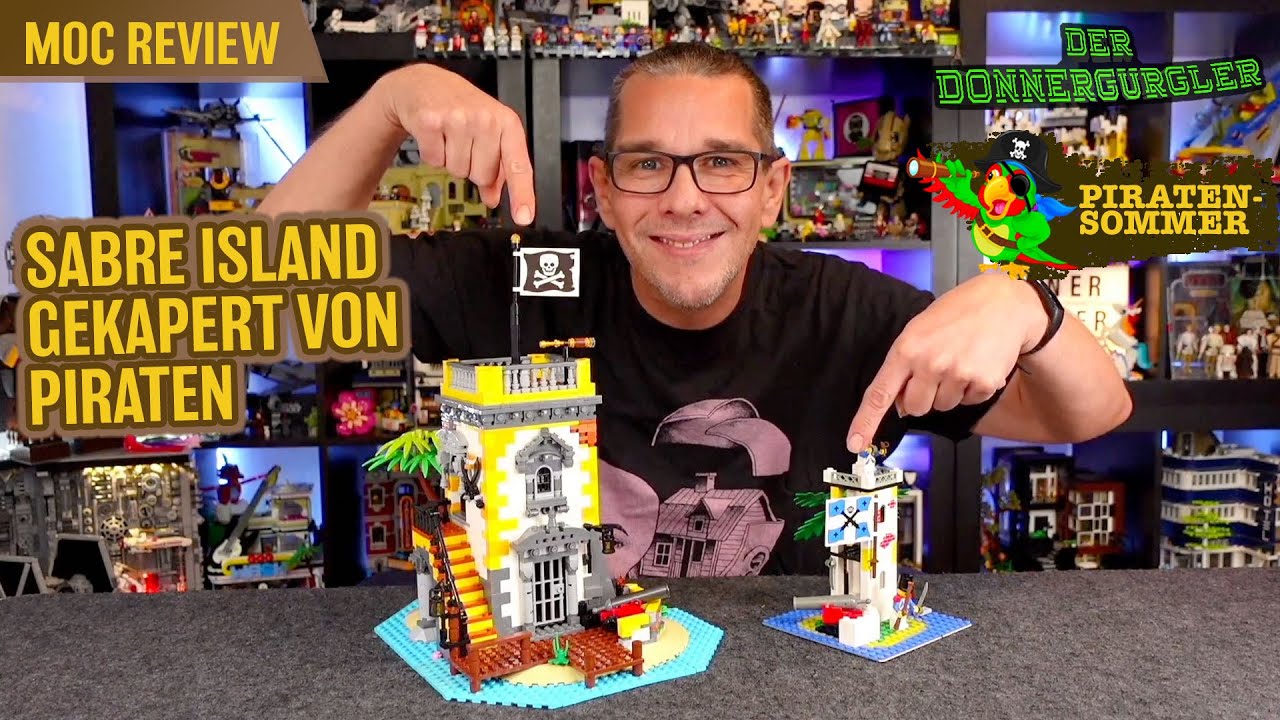 LetBricks "Sabre Island Anno Domini 2021" Lego MOC von SleeplessNight - Piraten kapern die Insel