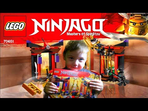 Лего Ниндзяго Решающий бой в тронном зале 70651 Lego Ninjago обзор