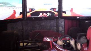 Dayan Virelles Testing F1 Simulator in France 27/8/2011.