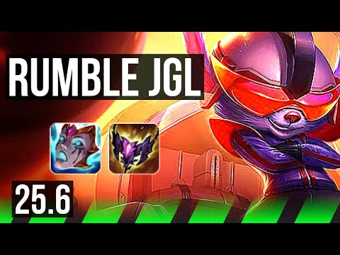 RUMBLE vs JARVAN IV (JGL) | 11/1/2, Legendary | EUW Master | 25.6