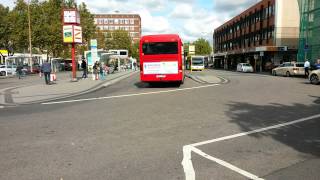 preview picture of video 'DB Bus einfahrt am Trier Hauptbahnhof'