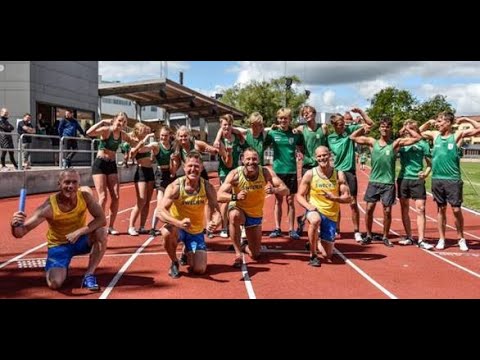 Svenskt och nordiskt M50 rekord 4x100m 11/7 2020