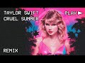Taylor Swift - Cruel Summer (80's Version Synthwave REMIX)