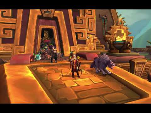 World of Warcraft Battle For Azeroth Garganta Grito de Guerra y despedida temporal