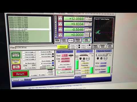 Mach3 issue stops in middle of a job