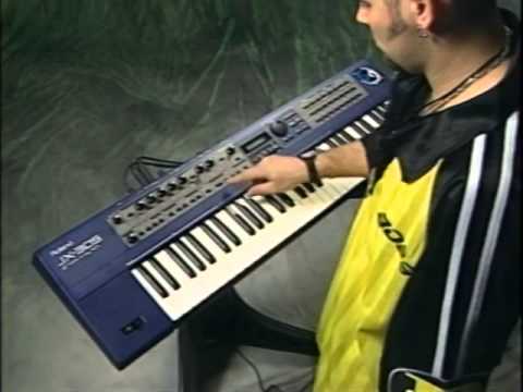 Roland JX-305 61-Key Groove Synthesizer 1998 -2002 - Blue image 8