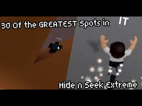 30 of the GREATEST spots/glitches in hide and seek extreme (2023)