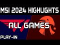 T1 vs EST Highlights All Games MSI 2024 Play IN Day 1 T1 vs Estral Esports by Onivia