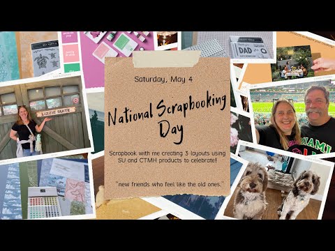 National Scrapbooking Day -Project 2 - Masculine layout using New SU products