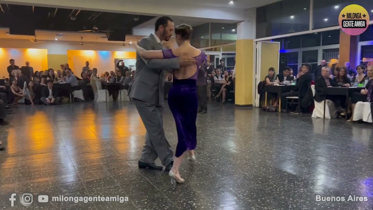 Cristian Lopez. Naoko, Maximiliano Cristiani y Ayse  - Milonga Gente Amiga - 20/AGO/2023