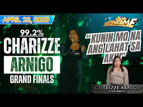Charizze Arnigo Delivers a Powerful “Kunin Mo Na Ang Lahat Sa Akin” | TNT Grand Resbak Grand Finals