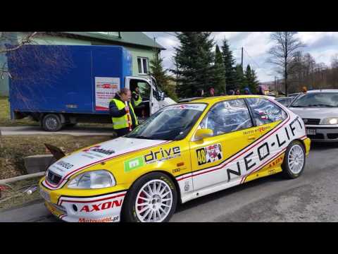 Super Oes Brzeziny 2017 k4 klasa Honda Civic