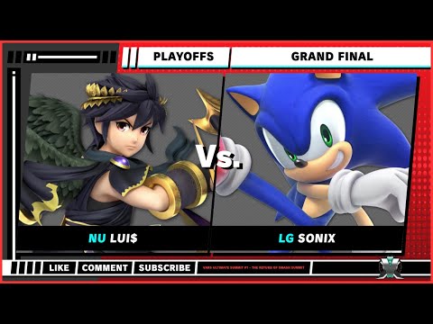Vars Ultimate Summit #1 - The Return Of Smash Summit - Lui$ (Dark Pit) VS Sonix (Sonic) - SSBU