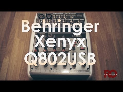 Обзор микшерного пульта Behringer Q802USB