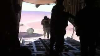 preview picture of video 'National Training Center C-130 Jump With Marine Corps, 3rd Marine Air Wing'