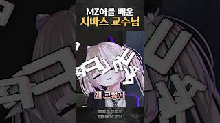MZ어를 새로 배운 시바스 교수님