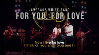 For You, For Love | Average White Band | Song and Lyrics
