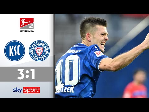 Wanitzek-Doppel bringt Kiel in Gefahr! | Karlsruher SC - Holstein Kiel | Highlights – 2. Bundesliga