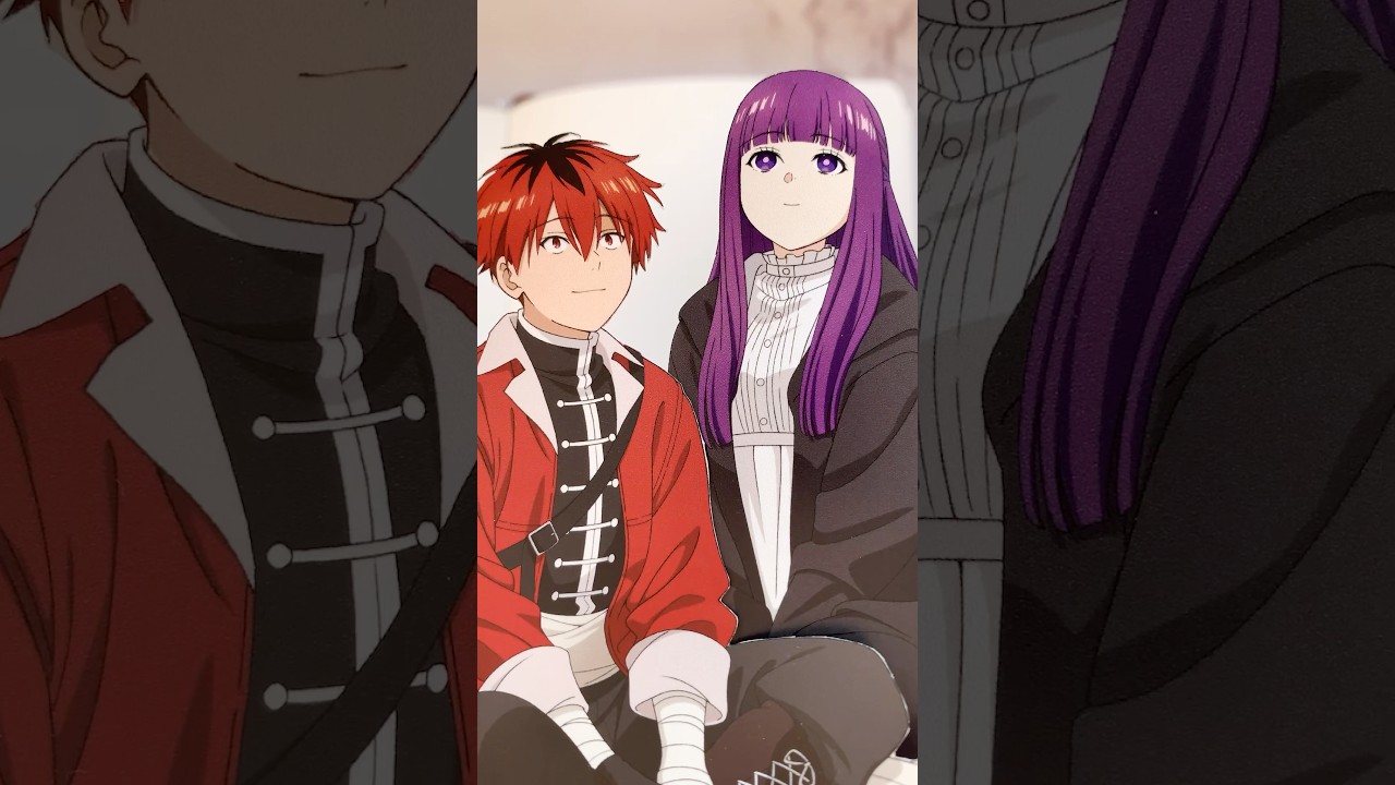 フェルン&シュタルク🪄🪓✨葬送のフリーレン２期#collage#journal#shorts　ここなつのコラージュ