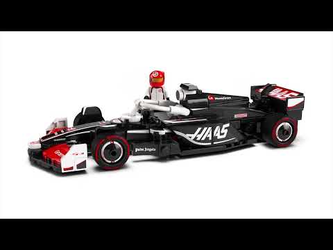 thumbnail video image 2 of Set LEGO Speed Champions Auto de Carreras MoneyGram Haas F1 Team VF-24 77250, 2 of 5