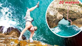 This is the most pure form of Climbing  -  Deep Water Solo