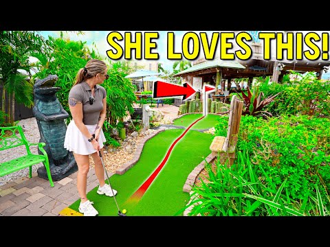 One of Elisha’s FAVORITE Mini Golf Courses!
