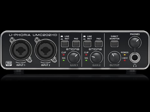 Unboxing the Behringer UMC202HD