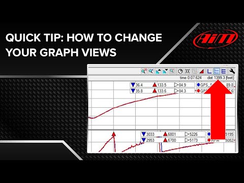 AiM Race Studio Analysis - Quick Tip - Changing Measures Graph Views