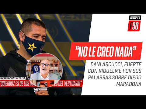 Dani #Arcucci, MUY PICANTE con #Riquelme por lo que dijo de Diego: "No le creo absolutamente nada"