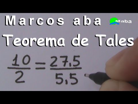 TEOREMA DE TALES   -  Aula  01 Video
