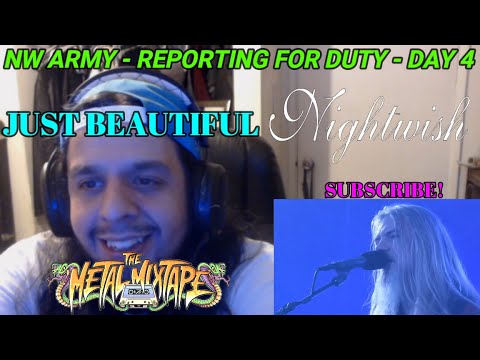 NIGHTWISH ARMY - CAPTAIN OMAR REPORTING FOR DUTY - DAY 4 WEMBLEY LIVE