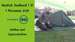Nordisk Svalbard 1 SI - 1 Personen Zelt für neue Projekte