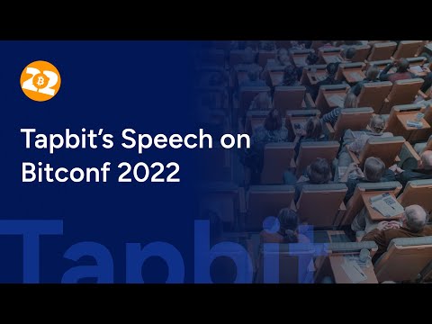 Tapbit's Speech on Bitconf 2022