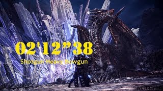 【MHW】クシャルダオラ  02'12”38 散弾ヘビィボウガン ソロ  Kushala Daora  Shotgun Heavy Bowgun solo