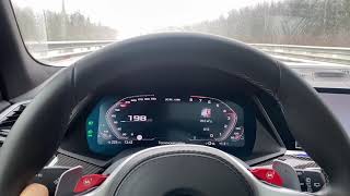 Х5М Уверенно утюжит мокрую трассу!