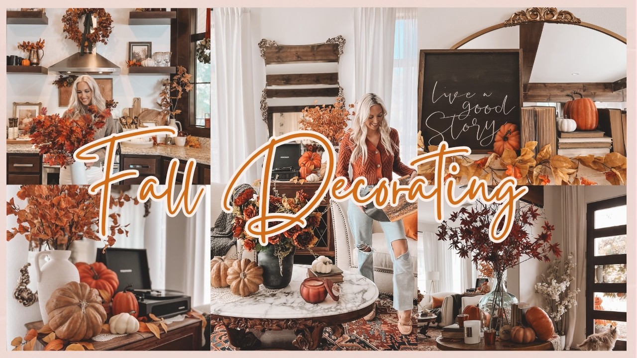 🍂 NEW! FALL DECORATING MARATHON | COZY FALL HOME DECOR | FALL DECOR IDEAS 2024 | FALL AESTHETIC 🍁