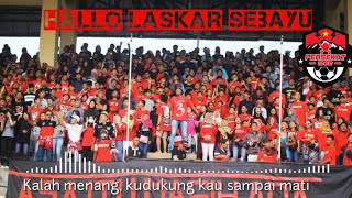 Download lagu Chant Persekat on Tribun | Hallo Laskar Sebayu   Lyric mp3
