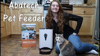 🐶 AUTOMATIC PET FEEDER APP CAT DOG 👀 ABDTECH SMART FEEDER CAMERA REVIEW 👈