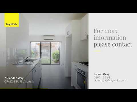 7 Clendon Way, Craigieburn, VIC 3064, 2房, 2浴, House