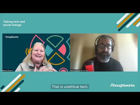 Responsible & ethical technology with Rebecca Parsons – Talking Tech and Social Change