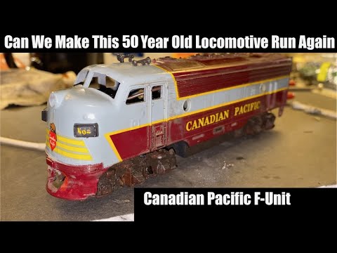 Can We Make This 50 Year Old Revell F7 Locomotive Run Again?