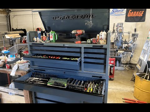 US GENERAL Series 3 56" Toolbox Tour . Slate Grey