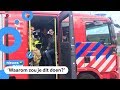 Guido's vader werd bekogeld met vuurwerk