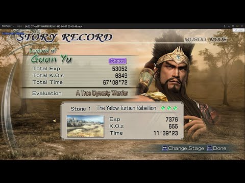 DYNASTY WARRIORS 6 Musou Mode Guan Yu