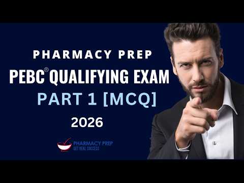 PEBC Pharmacist Qualifying Exam Part 1 [MCQ] Prep courses 2026 Explained