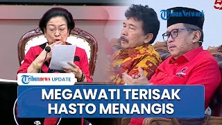 Hasto Menitikkan Air Mata saat Megawati Terisak Bacakan Hasil Putusan Pemulihan Nama Baik Bung Karno
